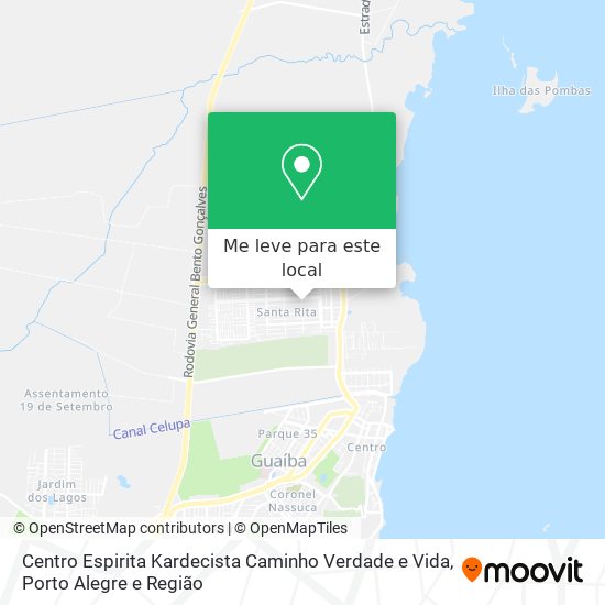 Centro Espirita Kardecista Caminho Verdade e Vida mapa