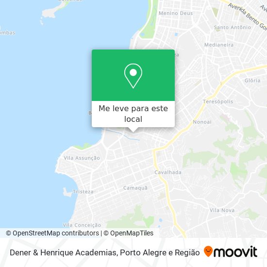 Dener & Henrique Academias mapa