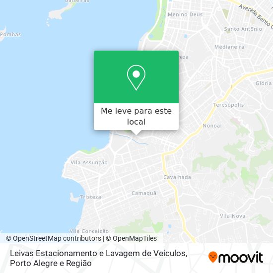 Leivas Estacionamento e Lavagem de Veiculos mapa