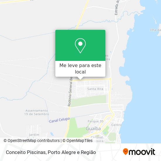 Conceito Piscinas mapa