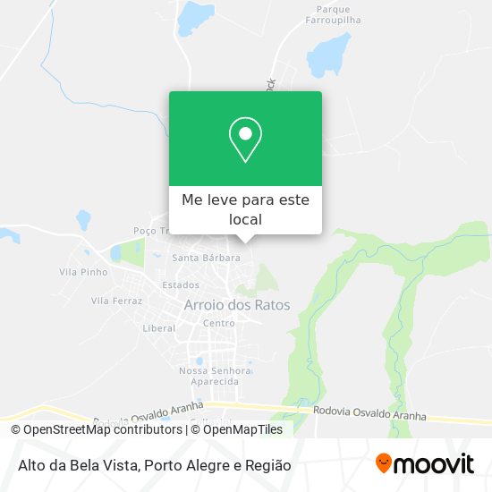 Alto da Bela Vista mapa