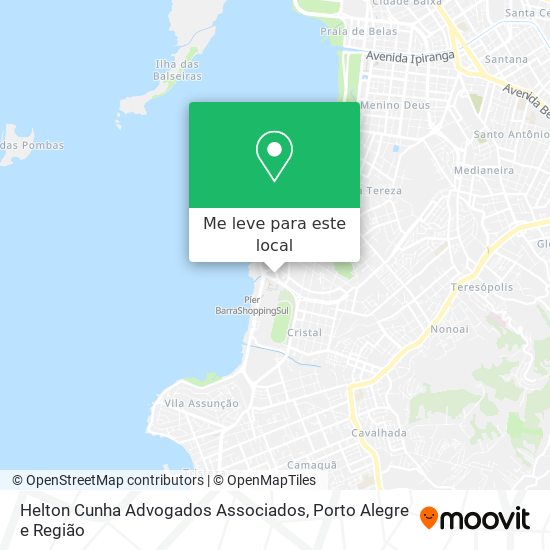 Helton Cunha Advogados Associados mapa