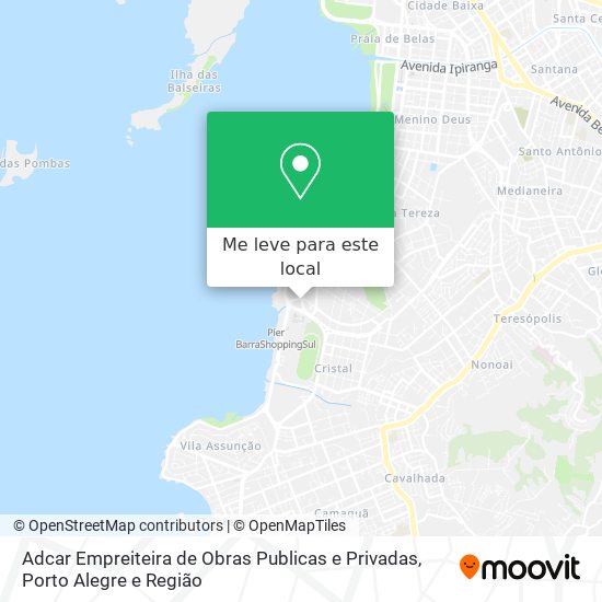 Adcar Empreiteira de Obras Publicas e Privadas mapa