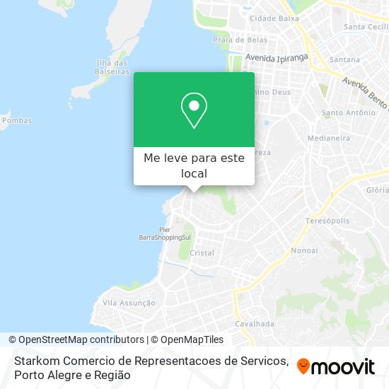 Starkom Comercio de Representacoes de Servicos mapa