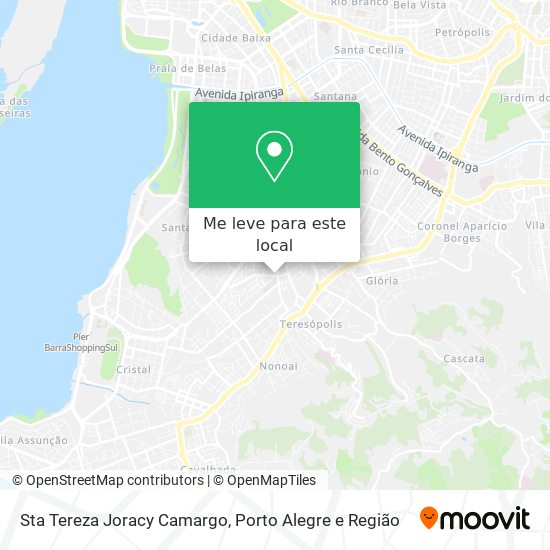 Sta Tereza Joracy Camargo mapa