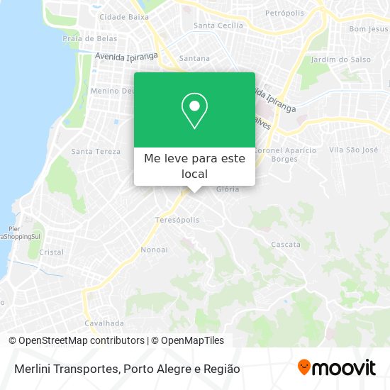 Merlini Transportes mapa