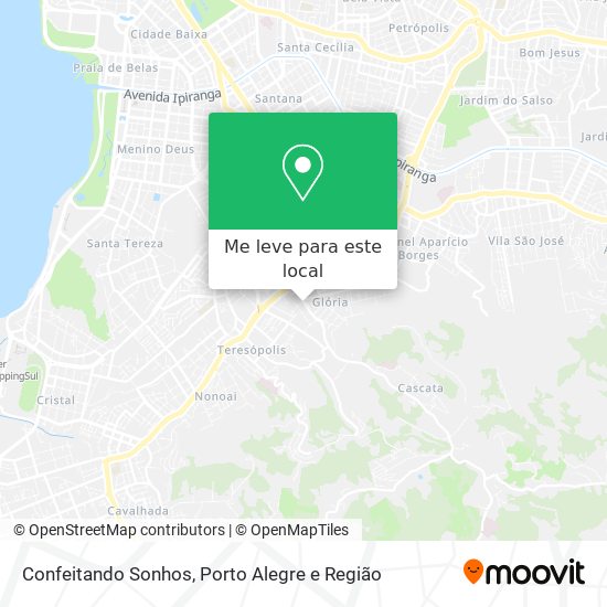 Confeitando Sonhos mapa
