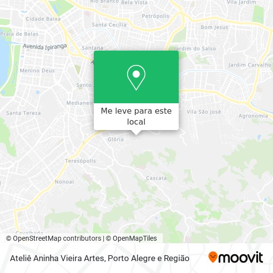 Ateliê Aninha Vieira Artes mapa