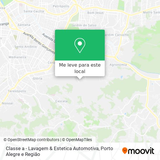 Classe a - Lavagem & Estetica Automotiva mapa