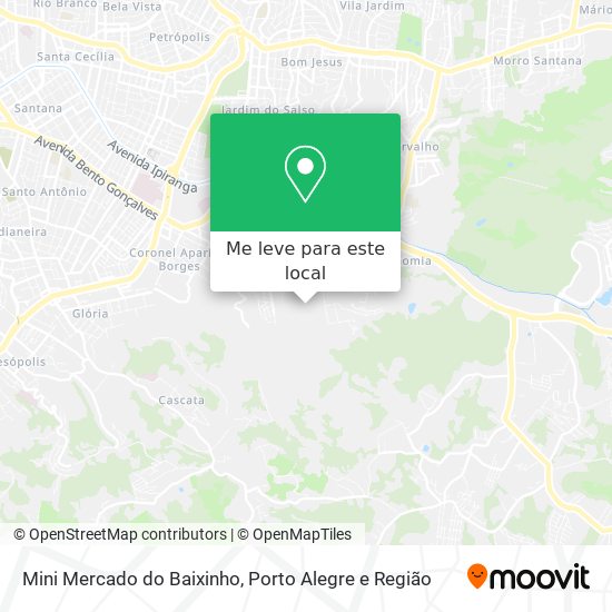 Mini Mercado do Baixinho mapa