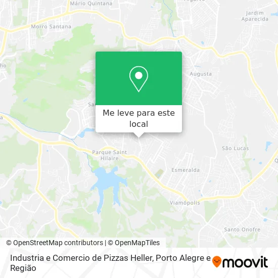 Industria e Comercio de Pizzas Heller mapa