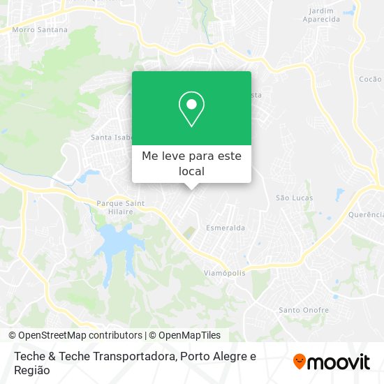 Teche & Teche Transportadora mapa