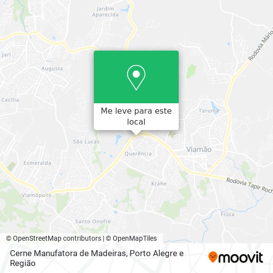 Cerne Manufatora de Madeiras mapa