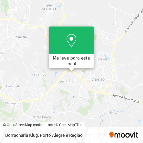 Borracharia Klug mapa