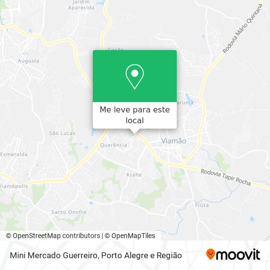Mini Mercado Guerreiro mapa