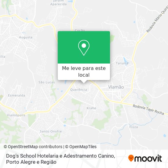 Dog's School Hotelaria e Adestramento Canino mapa