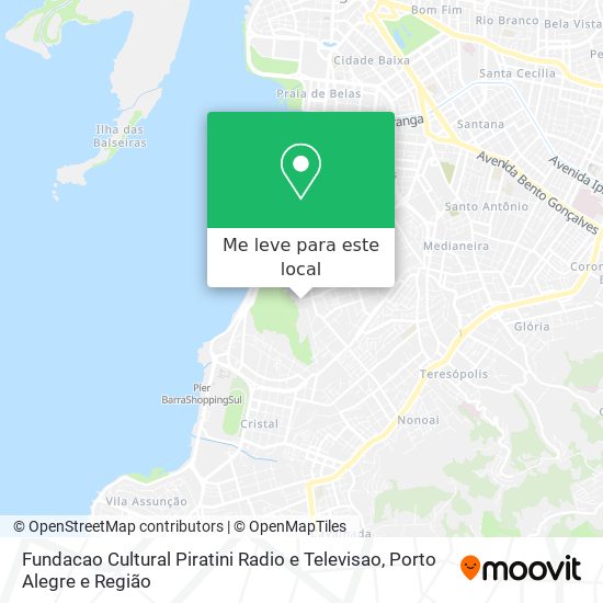 Fundacao Cultural Piratini Radio e Televisao mapa