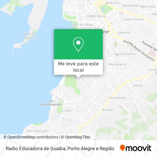 Radio Educadora de Guaiba mapa