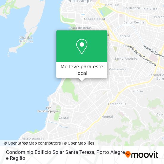 Condominio Edificio Solar Santa Tereza mapa