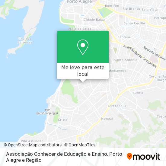 Associação Conhecer de Educação e Ensino mapa