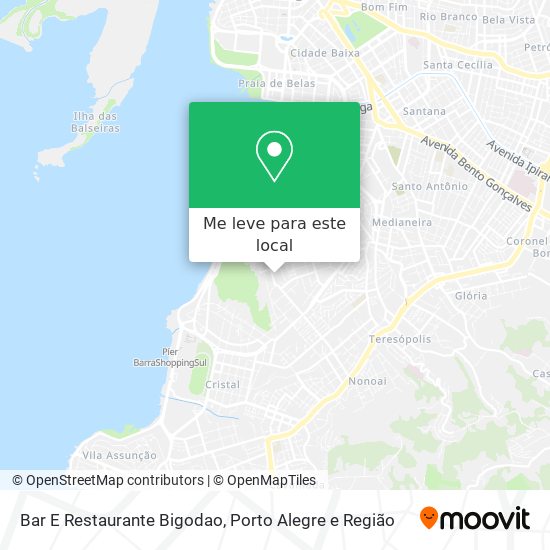 Bar E Restaurante Bigodao mapa
