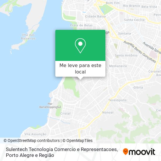 Sulentech Tecnologia Comercio e Representacoes mapa