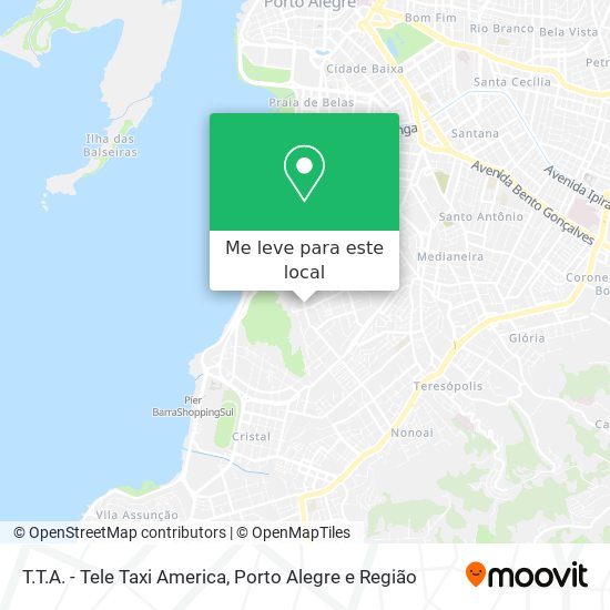 T.T.A. - Tele Taxi America mapa