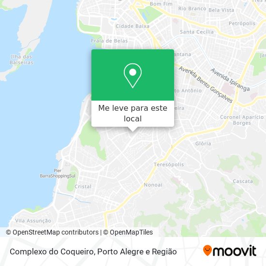 Complexo do Coqueiro mapa