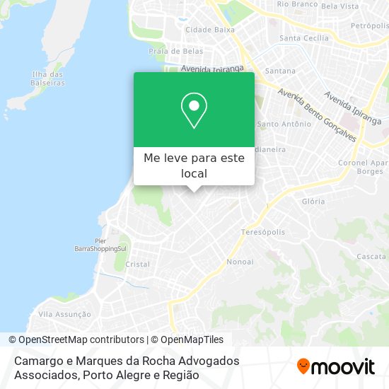 Camargo e Marques da Rocha Advogados Associados mapa
