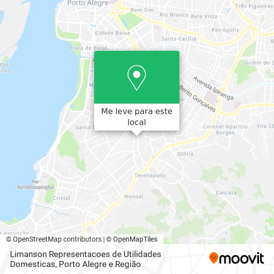Limanson Representacoes de Utilidades Domesticas mapa