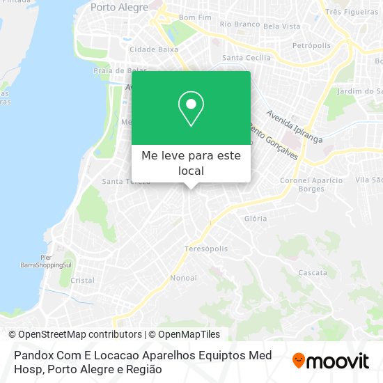 Pandox Com E Locacao Aparelhos Equiptos Med Hosp mapa