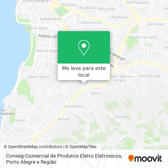 Conseg-Comercial de Produtos Eletro Eletronicos mapa