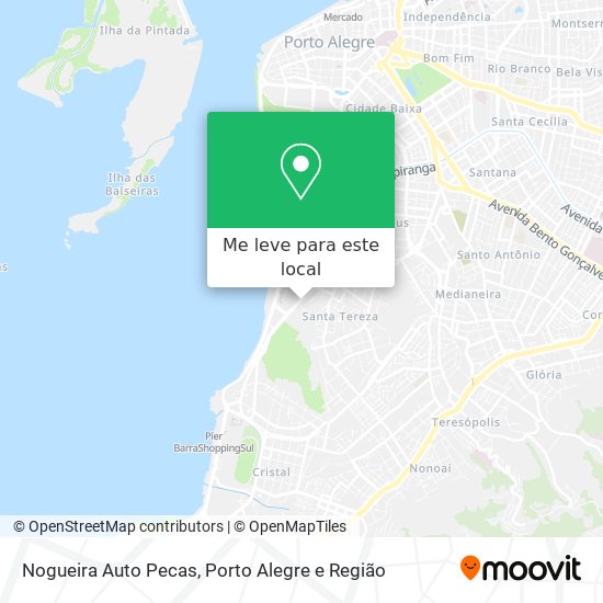 Nogueira Auto Pecas mapa