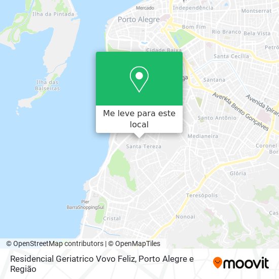 Residencial Geriatrico Vovo Feliz mapa