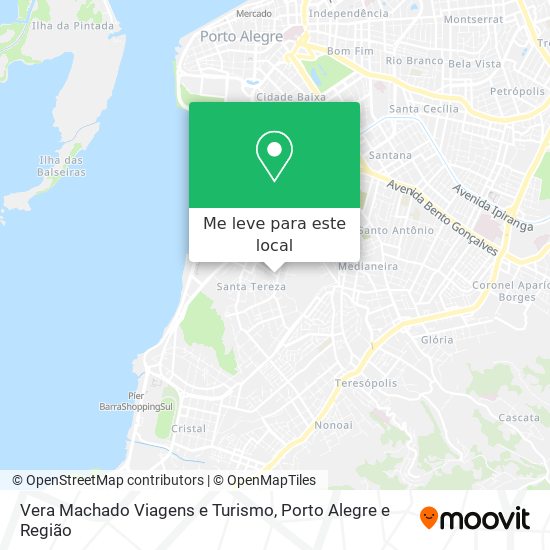 Vera Machado Viagens e Turismo mapa