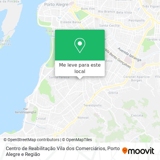 Centro de Reabilitação Vila dos Comerciários mapa