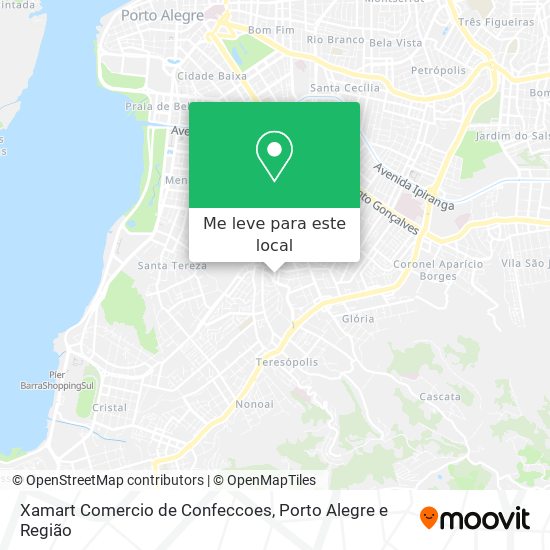 Xamart Comercio de Confeccoes mapa