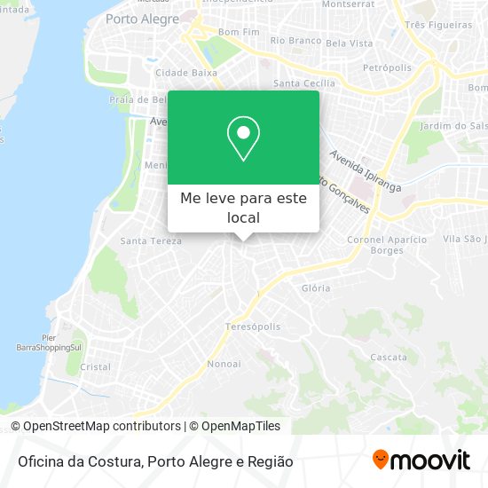 Oficina da Costura mapa