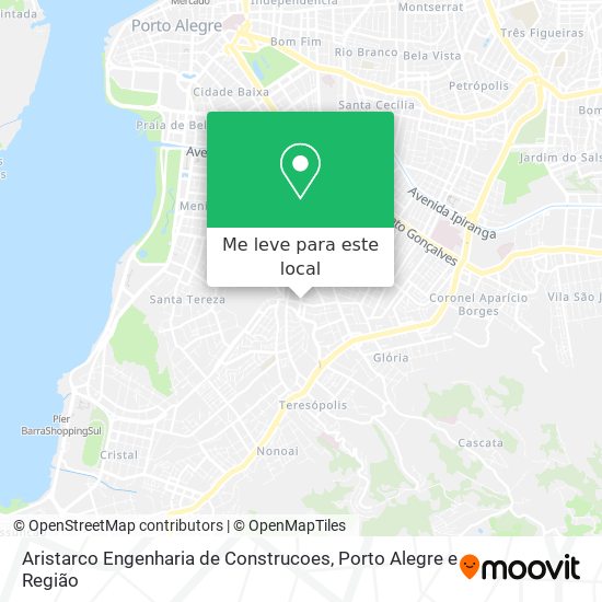 Aristarco Engenharia de Construcoes mapa