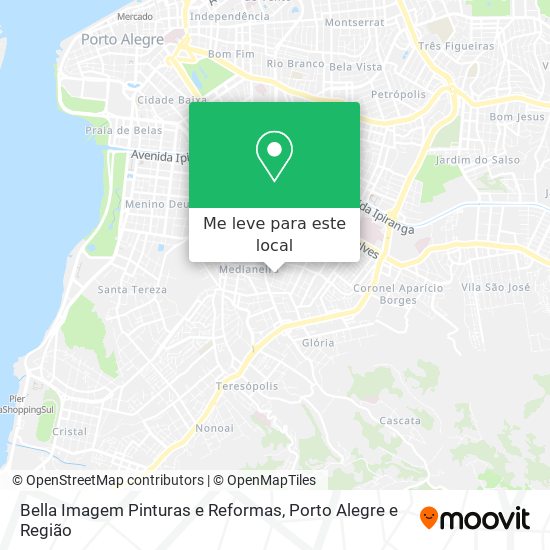 Bella Imagem Pinturas e Reformas mapa