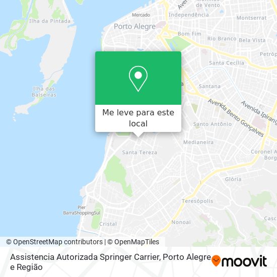 Assistencia Autorizada Springer Carrier mapa