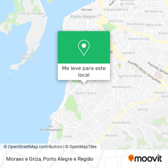 Moraes e Griza mapa