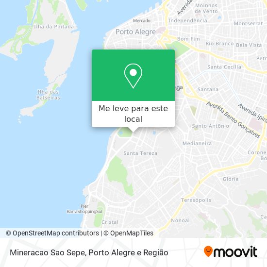 Mineracao Sao Sepe mapa