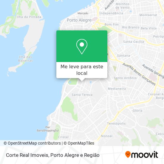 Corte Real Imoveis mapa