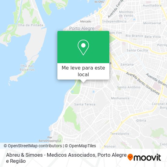 Abreu & Simoes - Medicos Associados mapa