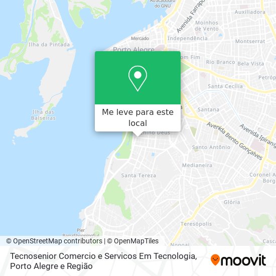 Tecnosenior Comercio e Servicos Em Tecnologia mapa