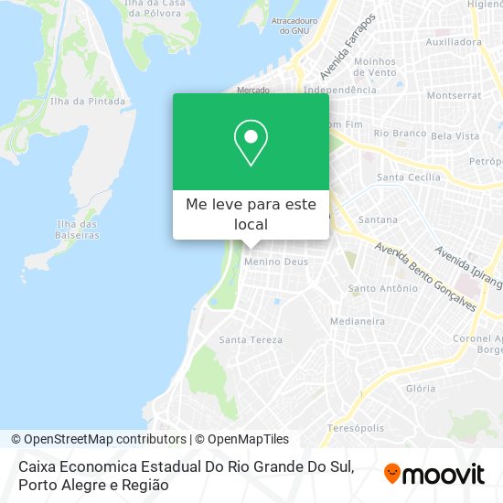 Caixa Economica Estadual Do Rio Grande Do Sul mapa