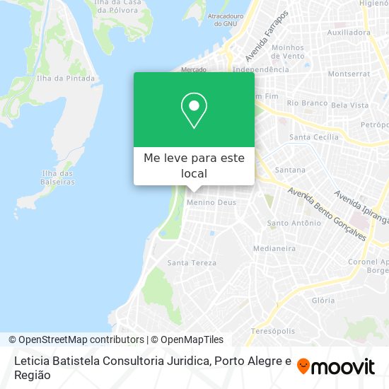 Leticia Batistela Consultoria Juridica mapa