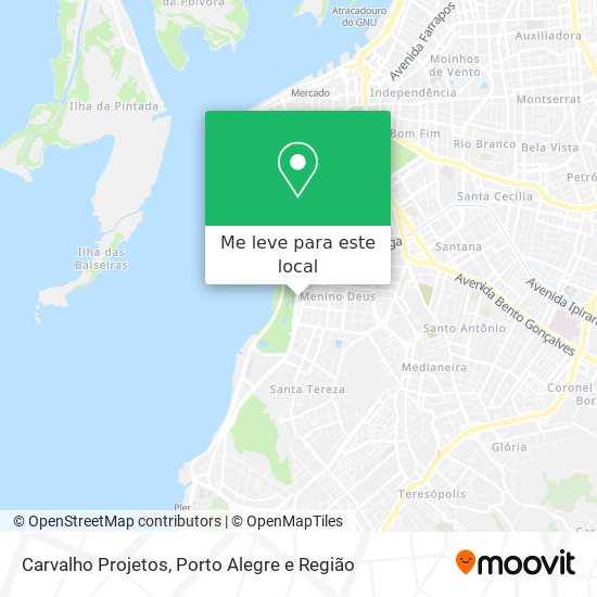 Carvalho Projetos mapa