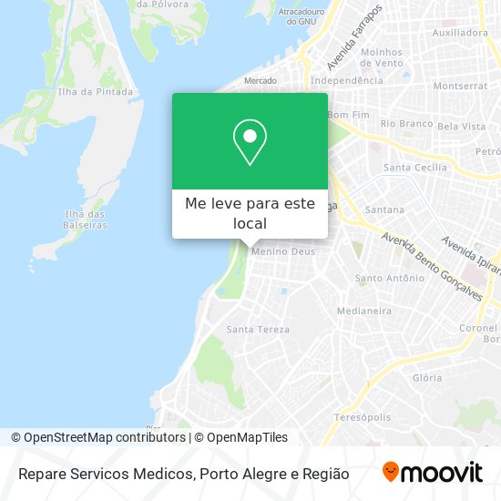 Repare Servicos Medicos mapa